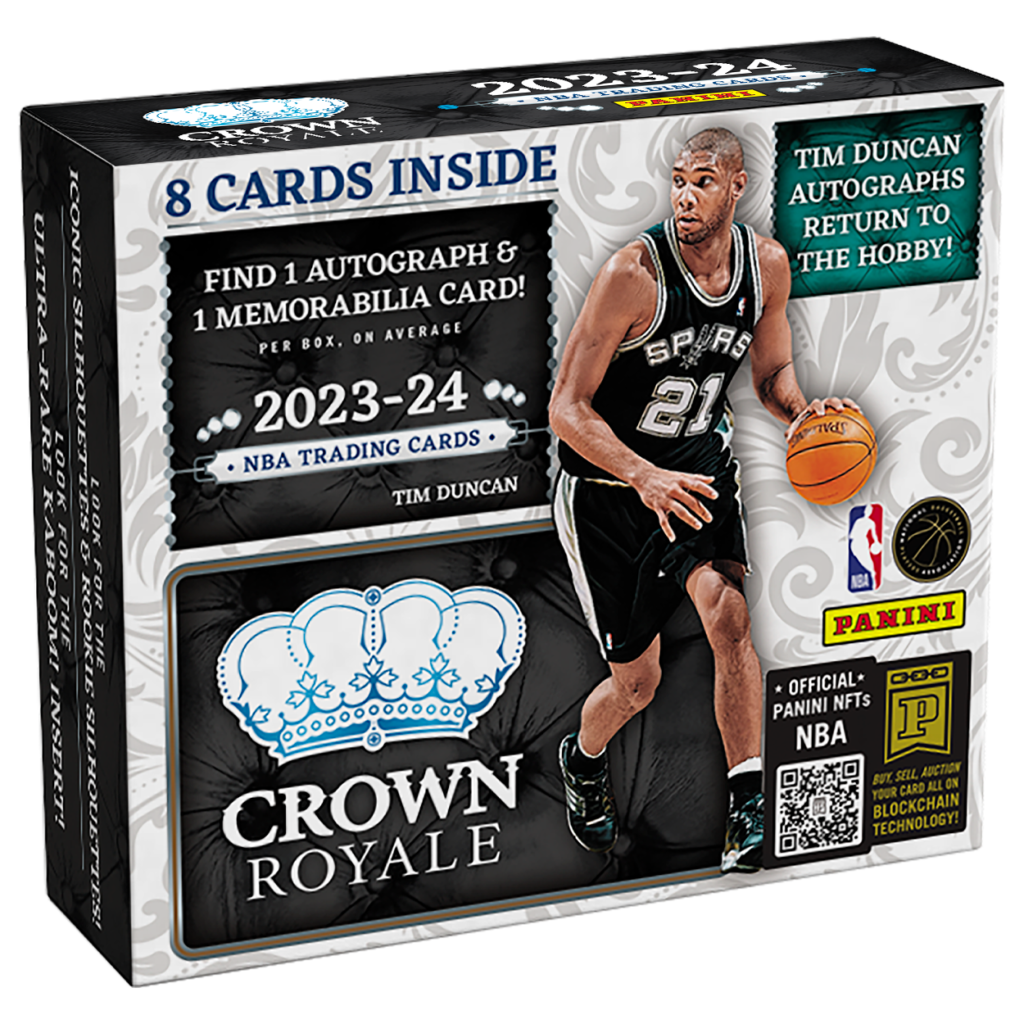 Anthony Edwards Red Crystal Parallel /49 2023-24 Panini Crown Royale Basketball NBA