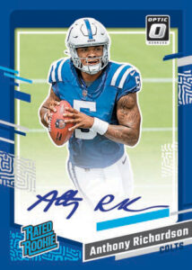 RATED ROOKIE RPS AUTOS BLUE, Anthony Richardson