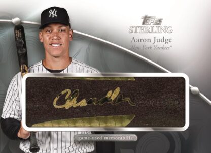 Topps Sterling Dual Bat Label Book Cards, Aaron Judge