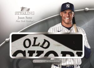 Topps Sterling Dual Bat Label Book Cards, Juan Soto