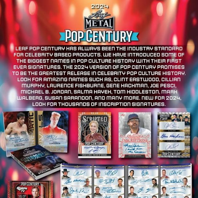 2024 Leaf Metal Pop Century Checklist