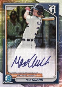 Chrome Prospect Mega Autograph, Max Clark