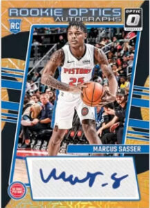 ROOKIE OPTICS AUTOGRAPH CHOICE BLACK GOLD, Marcus Sasser