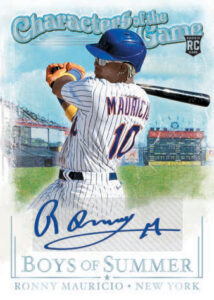 CHARACTERS OF THE GAME SIGNATURES HOLO SILVER, Ronny Mauricio