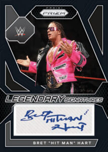 LEGENDARY SIGNATURES BLACK, Bret Hit Man Hart