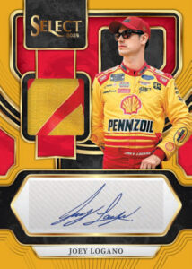 AUTOGRAPHED MEMORABILIA GOLD PRIZM, Joey Logano