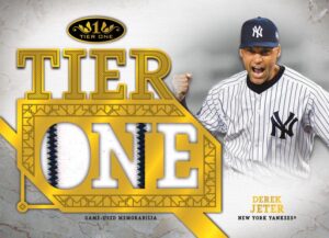 Tier One Relics Patches Die-Cut, Derek Jeter