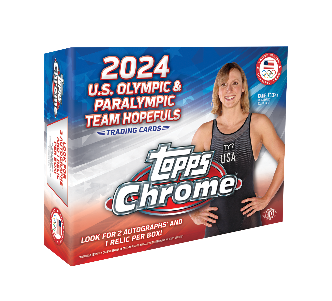 2024 Topps Chrome US Olympic and Paralympic Hopefuls Checklist