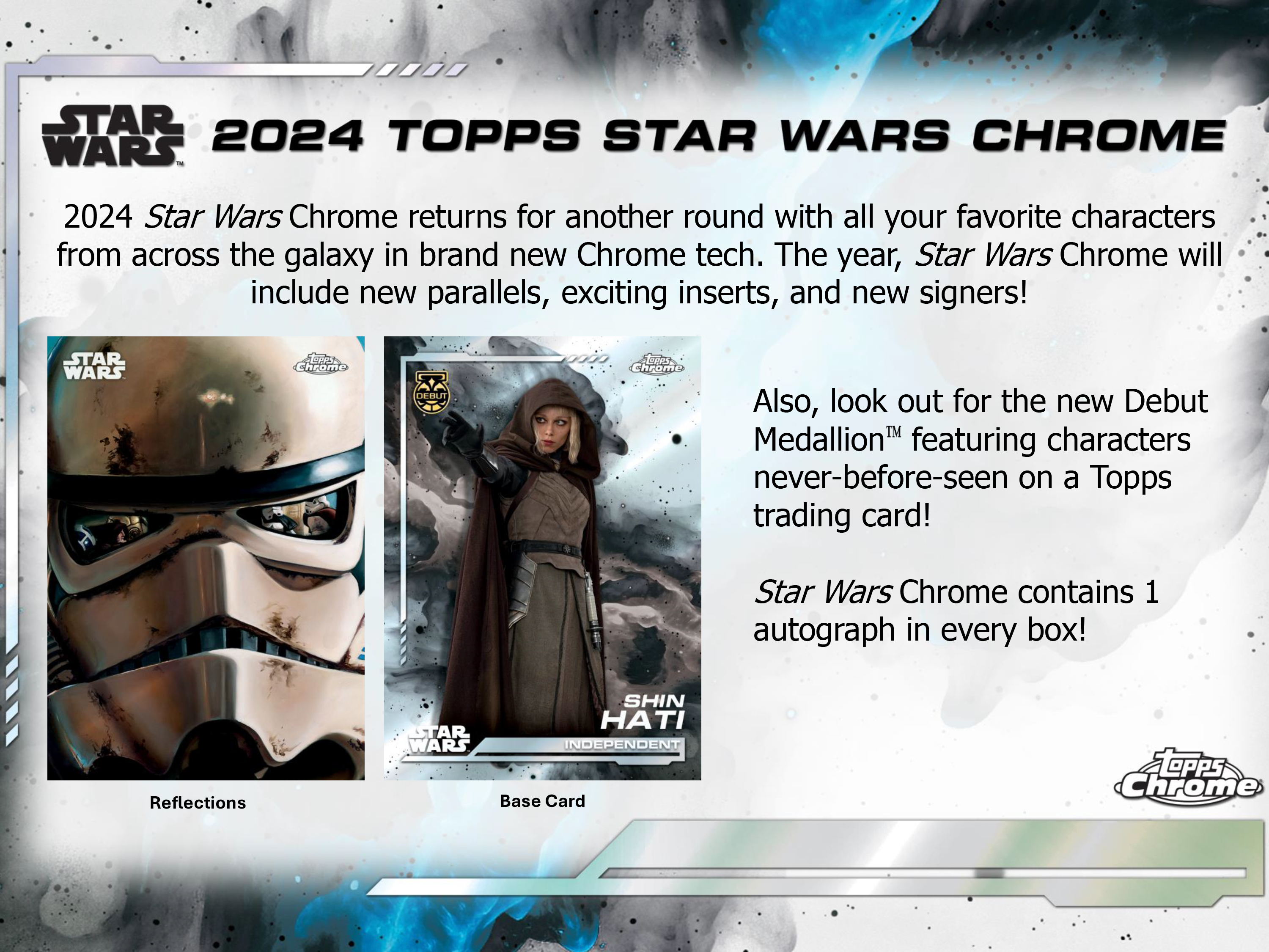 2024 Topps Star Wars Chrome Breaker Delight 5 Box Half Case Break 2