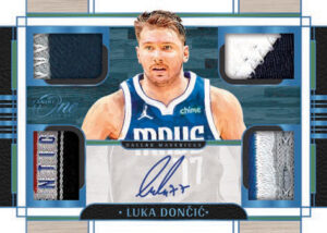 QUAD PATCH AUTOGRAPHS PLATINUM, Luka Doncic