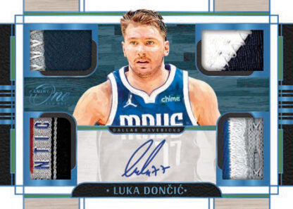 QUAD PATCH AUTOGRAPHS PLATINUM, Luka Doncic