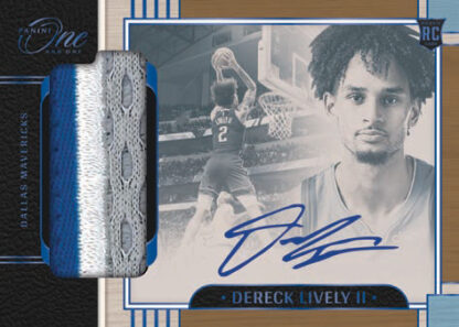 ROOKIE JERSEY AUTOGRAPHS BLUE, Dereck Lively II