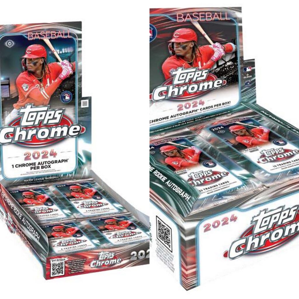 2024 Topps Chrome Jumbo Hobby Dual Box Break 1 Drafted Team Cardsmiths Breaks