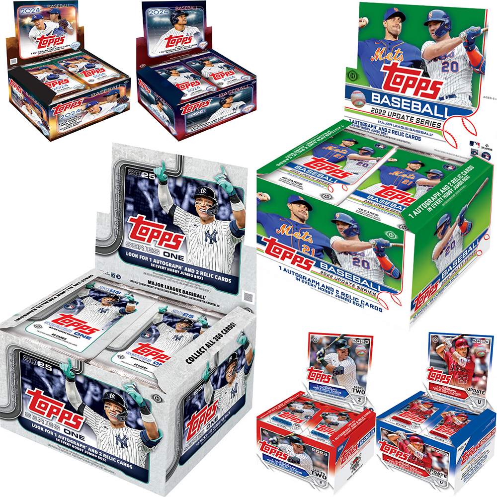 2022-2025 Topps Flagship Jumbo Baseball 6 Box Mixer #1 Teams 2022-2025 Topps Flagship Jumbo Baseball 6 Box Mixer #1 Teams