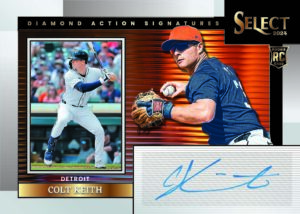 2024 Panini Select Baseball Diamond Action Signatures Keith Card – 2024 Panini Select Baseball