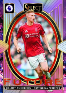 2024 25 Panini Select Premier League Trading Card Box Insert Future Elliot Anderson Card – 2024-25 Panini Select Premier League Soccer