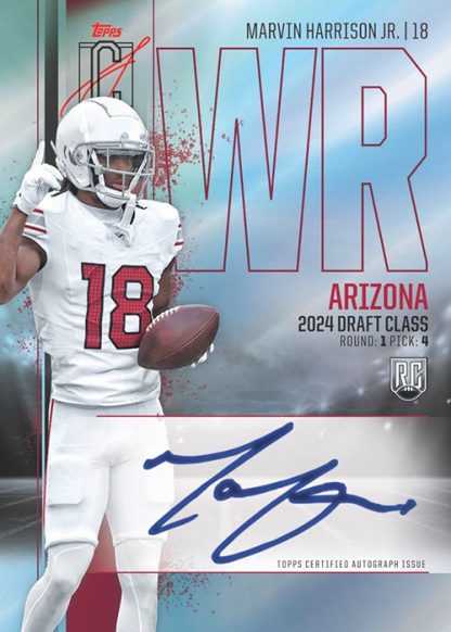 2024 Topps Signature Class Hobby Football 6 Box Case Break #1 Teams - Image 7