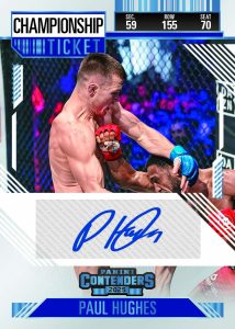 2025 Panini Contenders PFL Autograph Paul Hughes Card – 2025 Panini Contenders PFL