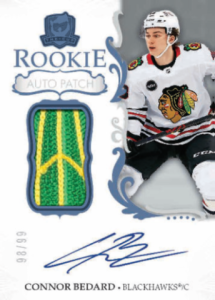 Connor Bedard Base Set Rookie Patch Autograph Card – 2023-24 Upper Deck The Cup Hockey