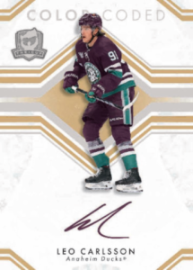 Leo Carlson Color Coded Card – 2023-24 Upper Deck The Cup Hockey