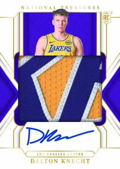 2024 25 National Treasures Basketball Autograph Relic Dalton Knecht Card – 2024-25 National Treasures Basketball