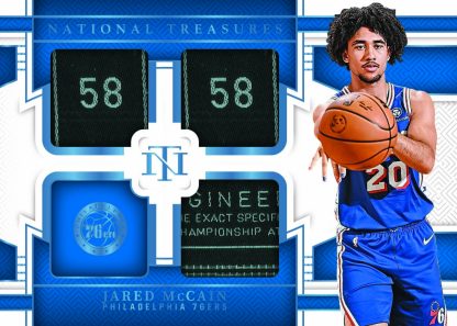 2024 25 National Treasures Basketball Relic Jared McCain Card – 2024-25 National Treasures Basketball
