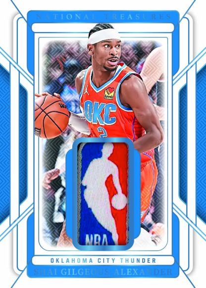2024 25 National Treasures Basketball Relic Logoman SGA Card – 2024-25 National Treasures Basketball