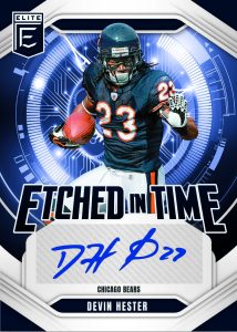 2025 Donruss Elite Football Autograph Etched in Time Devin Hester Card – 2025 Donruss Elite Football