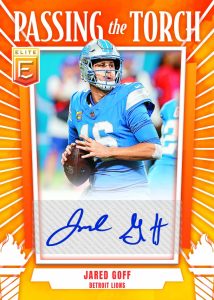 2025 Donruss Elite Football Autograph Jared Goff Card – 2025 Donruss Elite Football