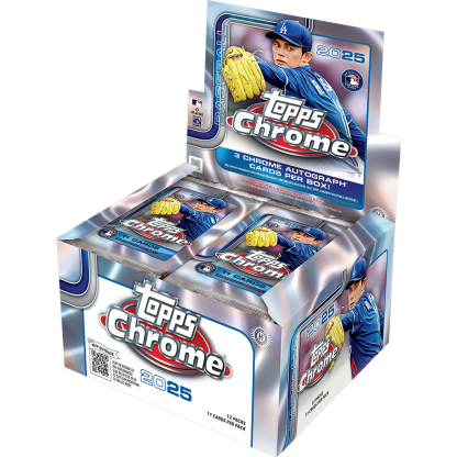 2025 Topps Chrome Baseball Jumbo Box Card – 2025 Topps Chrome Baseball Jumbo