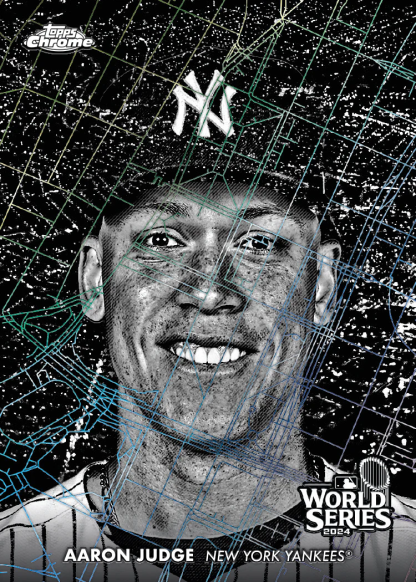 Aaron Judge Shadow Etch Card – 2025 Topps Chrome Baseball