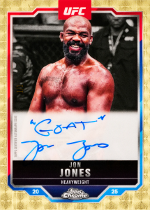 Jon Jones Superfractor Autograph Card – 2025 Topps Chrome UFC