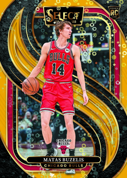 Matas Buzelis Gold Base Card – 2024-25 Panini Select H2 Basketball