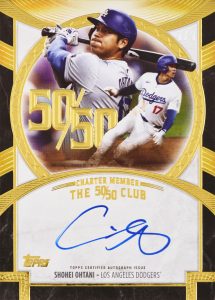 Shohei Ohtani Charter Member 50 50 Club Autograph Card – 2025 Topps Sterling Baseball