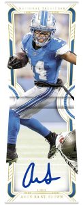2024 Panini National Treasures NFL Trading Card Box Autograph Elevated Ink Amon Ra St Brown Card – 2024 Panini National Treasures NFL Trading Card Box