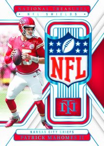 2024 Panini National Treasures NFL Trading Card Box Relic Shield Mahomes Card – 2024 Panini National Treasures NFL Trading Card Box