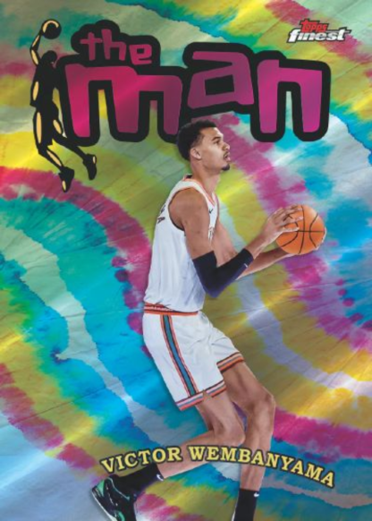 2024 25 Topps Finest Basketball Insert The Man Victor Wembanyama Card – 2024-25 Topps Finest Basketball