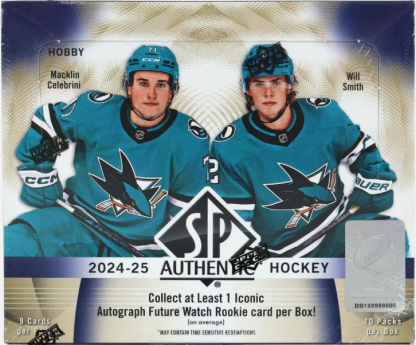 2024 25 UPPER DECK SP AUTHENTIC HOCKEY HOBBY BOX Card – 2024-25 Upper Deck SP Authentic Hockey