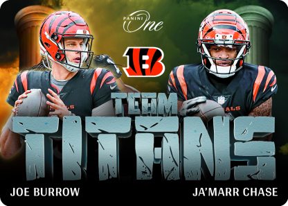 2024 Panini ONE Football Insert Team Titans Bengals Card –