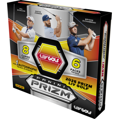 2025 Panini Prizm LIV Golf Box Image Card – 2025 Panini Prizm LIV Golf