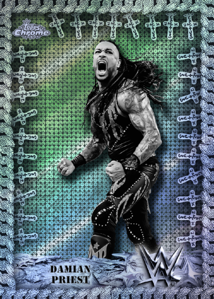 Damien Priest Insert Card – 2025 Topps Chrome WWE Cactus Jack