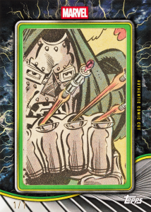 Dr Doom Comic Cut Card – 2025 Topps Marvel Mint Dual Box Break #1 Random Serial Numbers