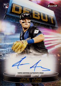 Jace Jung Debut Autograph Card – 2025 Topps Finest Baseball