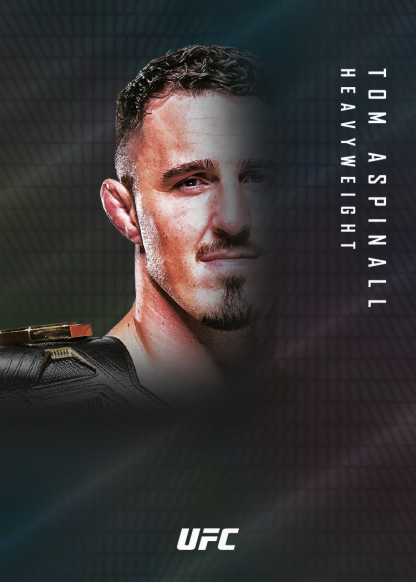 Tom Aspinall Twilight Insert Card – 2025 Topps Midnight UFC
