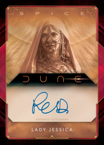 Lady Jessica Spice Autograph Card –