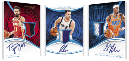 Trae Young Luka Doncic SGA Card –