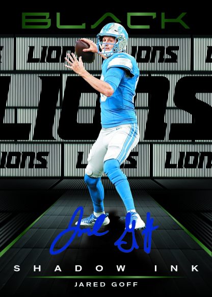 jared goff shadow ink emerald Card –