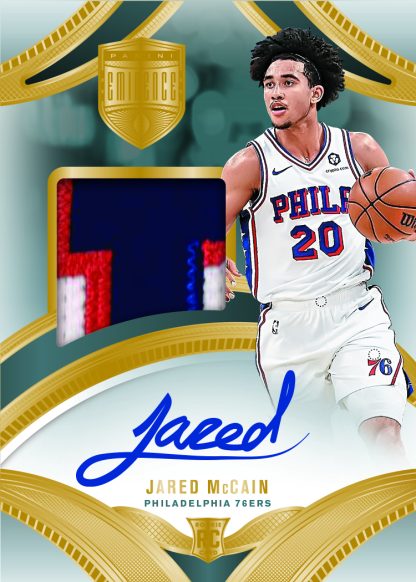 jared mccain rookie patch auto Card –