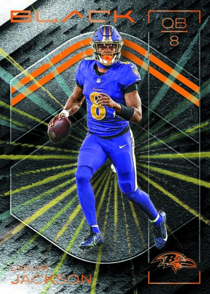 lamar jackson base citrine Card –
