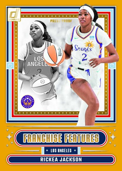 rickea jackson franchise featues press proof gold Card –